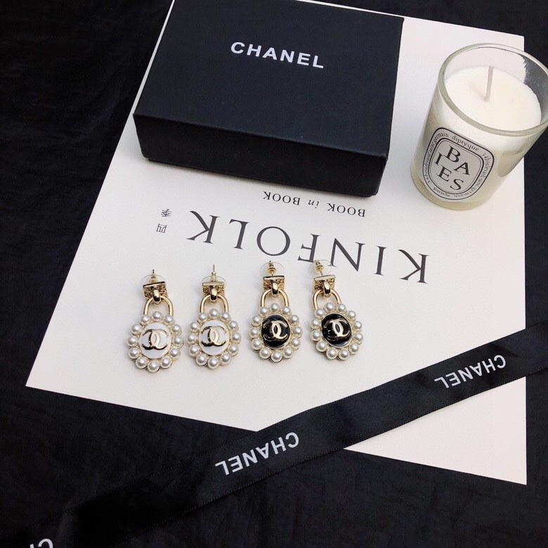 Ch*el earrings